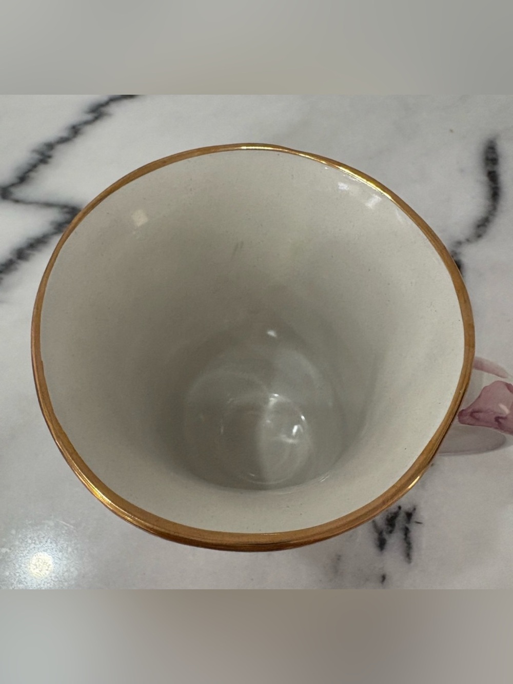 MacKenzie-Childs Honeymoon Checkered Mug Rose Petal - Picture 4 of 4